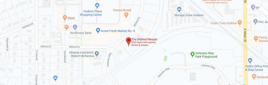 Malted Meeple Google Map