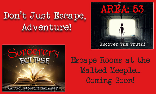 Escape Rooms Coming Soon to the Meeple!