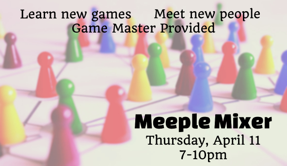 Meeple Mixer is Back – featuring Party Games!