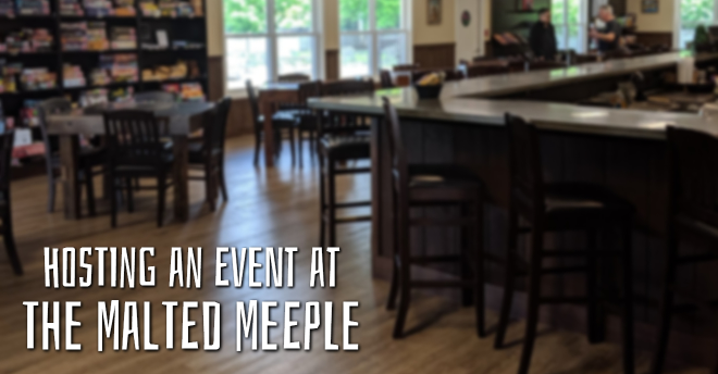 Host Your Event at the Meeple!