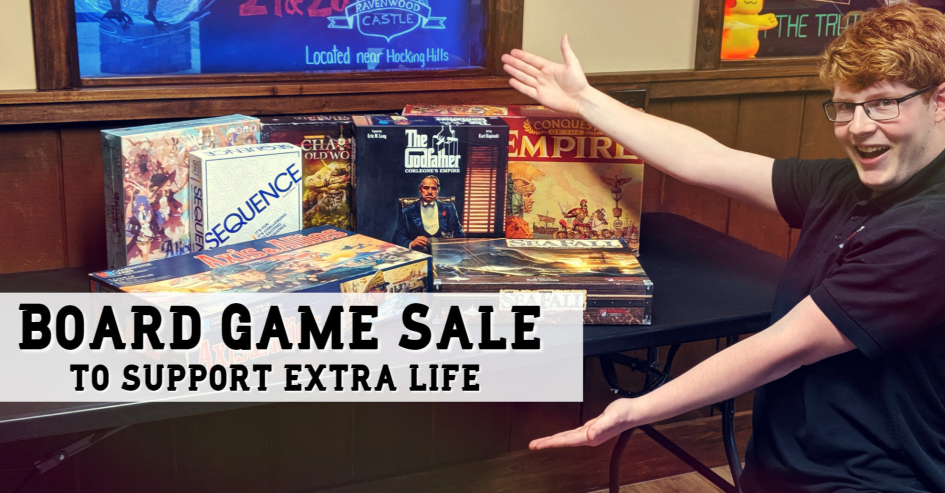 Annual Extra Life Board Game Sale!